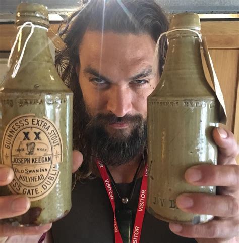 Jason Momoa Is Like a Kid in a Candy Store at the Guinness Brewery