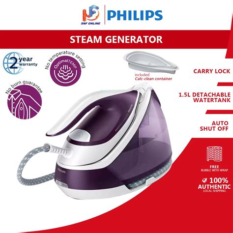 Philips PerfectCare Compact Plus Steam Generator Iron GC7933/36 GC7933 ...