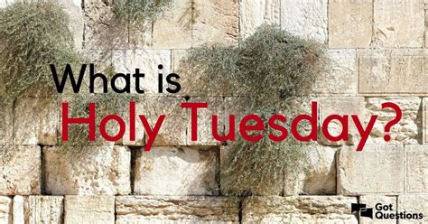 PODCAST — LISTEN: HOLY TUESDAY SERMON OF HOLY WEEK APRIL 2023 titled “HOLY TUESDAY: THE LAST ...