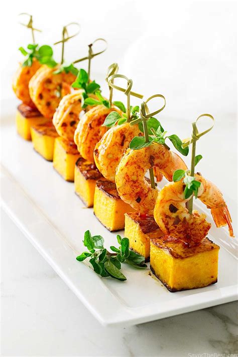 Garlic Shrimp and Butternut Party Bites | Recipe | Shrimp appetizers, Food, Classy appetizers