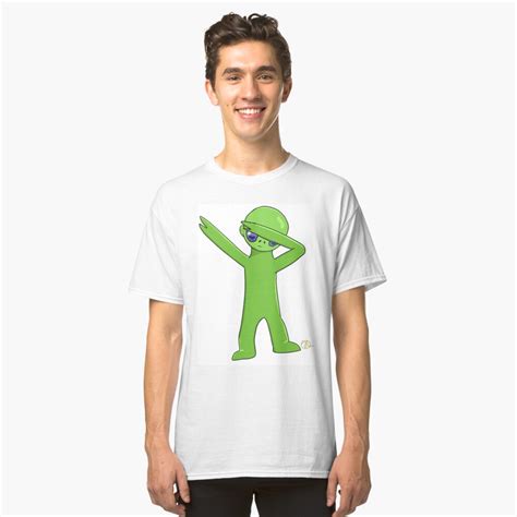 "Cringey/Cringy Green Ailien Dabbing" T-shirt by Lams-Septiplier ...