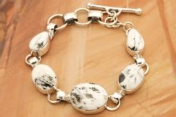 White Buffalo Turquoise Bracelet: Treasures of the Southwest