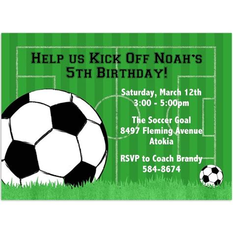 Soccer+Party+Invitation+Template+Free Football Party Invitations ...