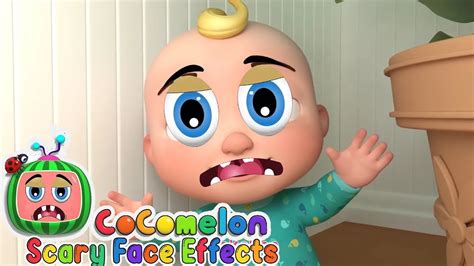 Kids Songs Peek A Boo Nursery Rhymes CoComelon Scary face Effects - YouTube