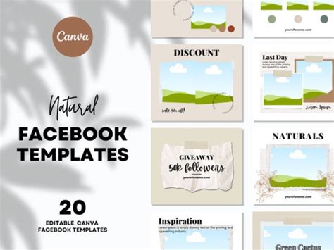 Natural Facebook Post Template Graphic by DesignScape Arts · Creative Fabrica