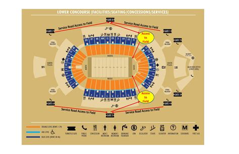 Aloha Stadium Seat Map