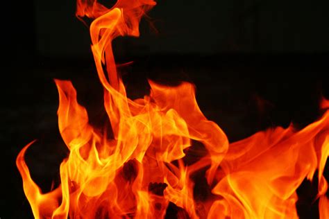 Fire Burning 1 Free Stock Photo - Public Domain Pictures