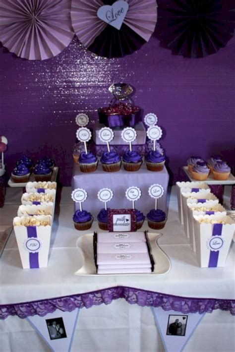 Gloomy 28 Beautiful Purple Party Theme Design For Wedding Reception Look More Luxury https ...