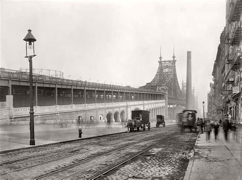 Vintage: Queensboro Bridge Under Construction (New York, 1907-1909 ...