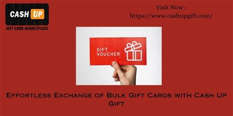 Effortless Exchange of Bulk Gift Cards with Cash Up Gift - Cashup_Gift ...