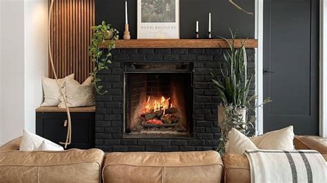 15 Black Brick Fireplace Ideas That Are Simply Stunning