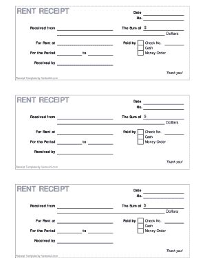 Pdf Rent Receipt Template Ontario - Receipt Template Free Download