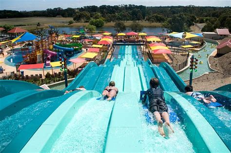 The Multi-Lane Mat Racer Water Slide from WhiteWater