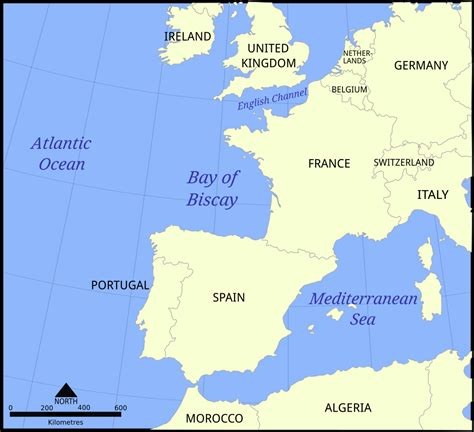 Bay Of Biscay On Europe Map - Franny Antonietta