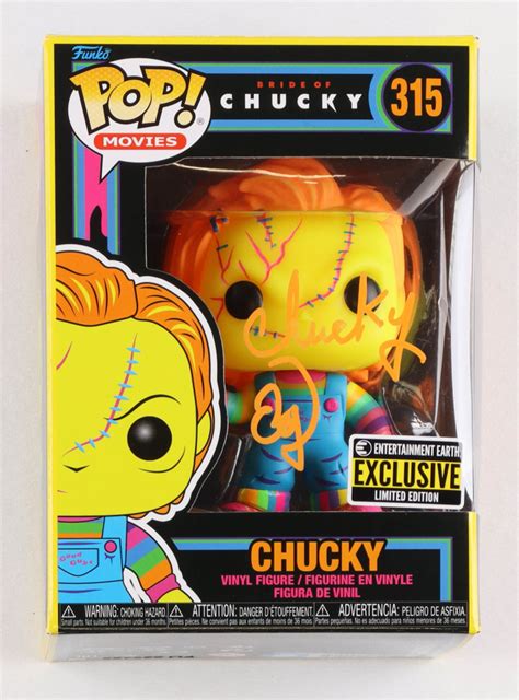 Ed Gale Signed "Bride of Chucky" #315 Chucky Funko Pop! Vinyl Figure ...