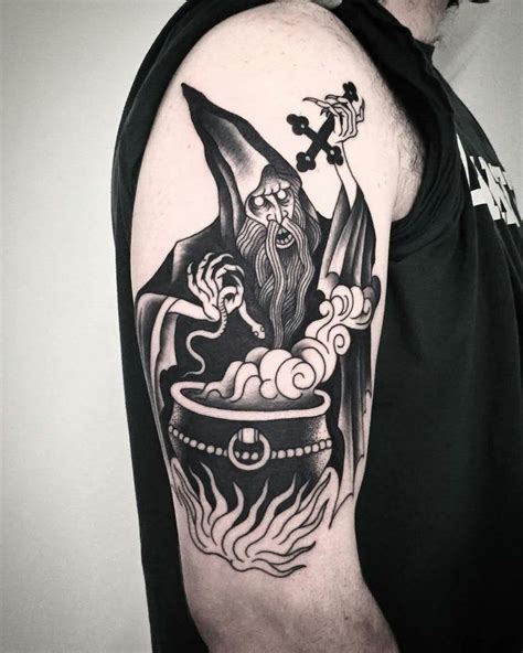 Pin on Wizard Tattoos Design Ideas For you