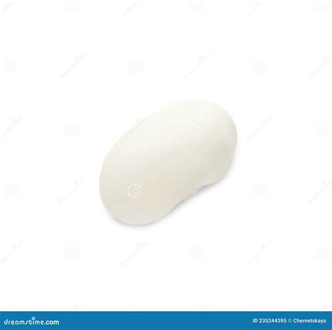 One Uncooked Navy Bean Isolated on White Stock Image - Image of harvest, ingredient: 235244395