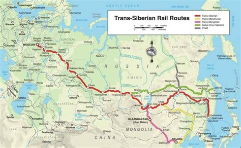 Trailblazer Guide Books – Trans-Siberian Handbook | Route map, City ...