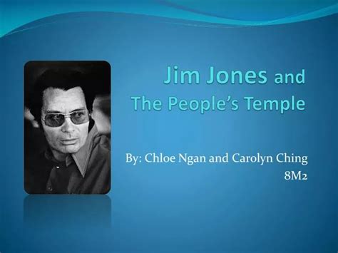 PPT - Jim Jones and The People’s Temple PowerPoint Presentation, free ...