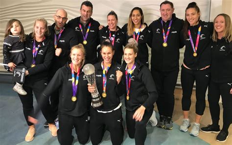 Watch: Victorious Silver Ferns return home after winning Netball World Cup | RNZ News