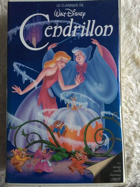 Vintage Cinderella 1949 movie Disney Black Diamond Classic VHS French version | Walt disney ...