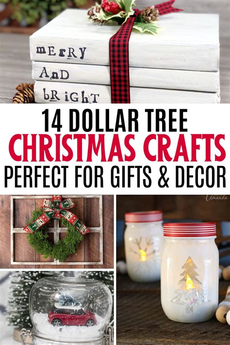 14 Dollar Tree Christmas Crafts to Make This Christmas - The Stress ...