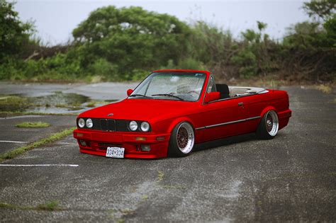 Bmw E30 Convertible Red