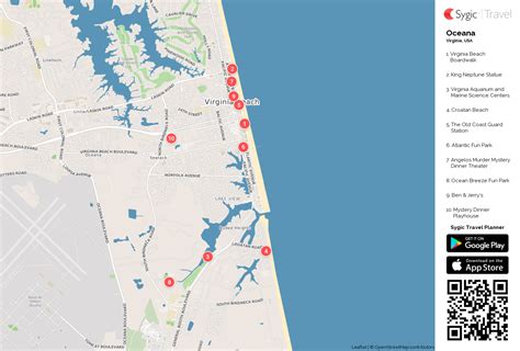 Printable Map Of Virginia Beach Boardwalk