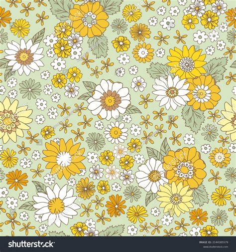 3,560,029 Pattern Retro Flower Images, Stock Photos & Vectors | Shutterstock