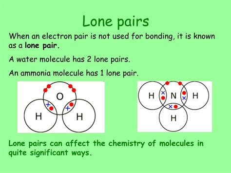 What Is Lone Pair And Bond Pair Chemistry Chemical