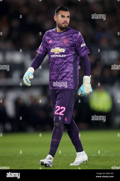 Manchester United goalkeeper Sergio Romero Stock Photo - Alamy