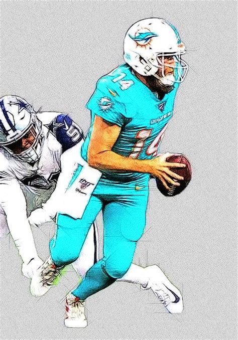 Miami Dolphins QB Ryan Fitzpatrick | Dolphins football, Dolphins, Miami ...