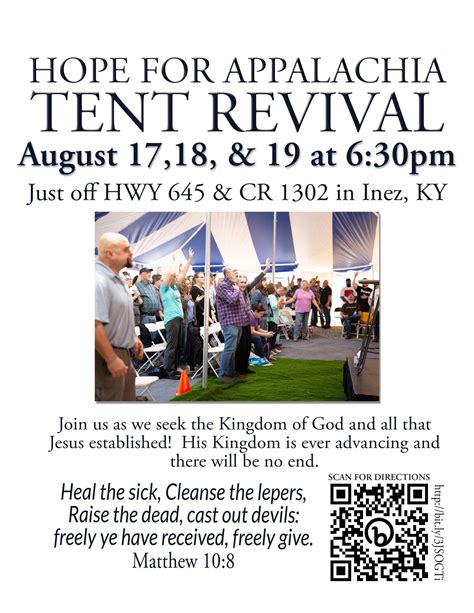 Old-time tent revival on tap for Thursday, Friday and Saturday - The ...