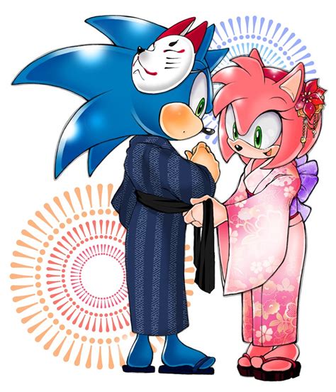 Sonic and Amy - Sonic and Amy Fan Art (30702621) - Fanpop