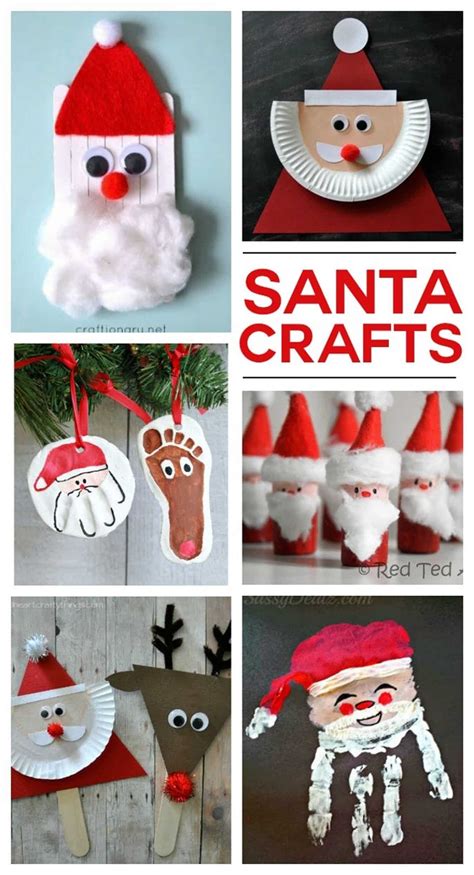 SANTA CRAFTS - Kids Activities | Santa crafts, Christmas crafts for ...