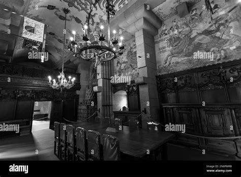 Interior View of the Chateau du Haut Koenigsbourg, Alsace, France Stock Photo - Alamy