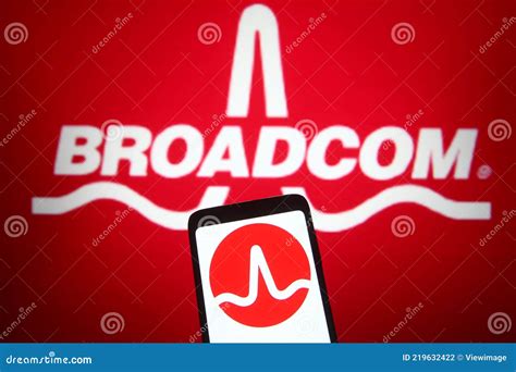 Broadcom Inc. logo editorial photography. Image of illustrative - 219632422