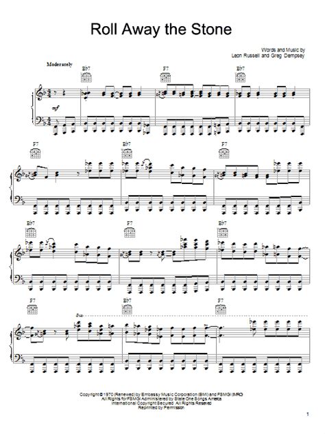 Roll Away The Stone | Sheet Music Direct