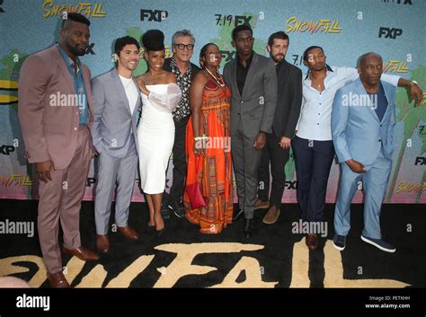 FX's 'Snowfall' Season 2 premiere Featuring: Cast Where: Los Angeles, California, United States ...