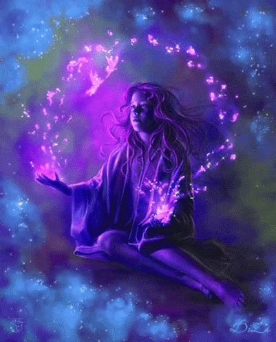 Spiritual Power Purple Universe GIF | GIFDB.com