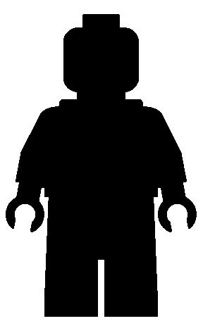 Lego Minifigure Silhouette at GetDrawings | Free download