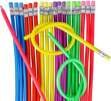 Buy ArtCreativity 13 Inch Flexible Bendy Pencils for Kids - 12 Pack ...