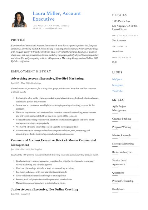 Pitch Resume Example Exclusive – Resume in Minutes