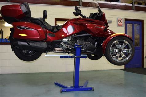 CanAm Spyder RT/F3T/S Trike Lift | Motorcycle Lift | EazyRizer Big Blue ...