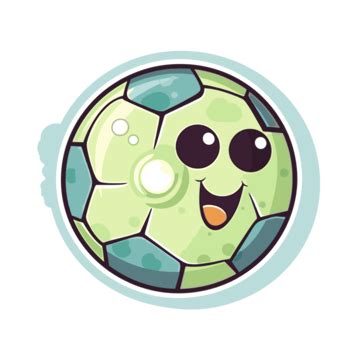 Un Adorable Balón De Fútbol Clipart Vector PNG , Balón De Fútbol ...