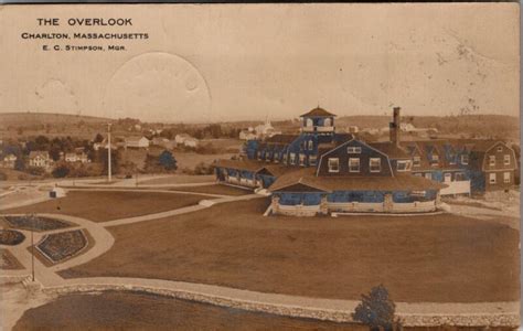 CHARLTON MA, The Overlook,1904 UDB Real Photo Postcard, B7 | eBay