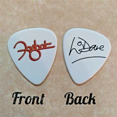 FOGHAT band logo novelty Lonesome Dave Peverett signature | Etsy