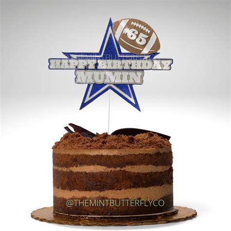 Dallas Cowboys Cake Topper - Etsy