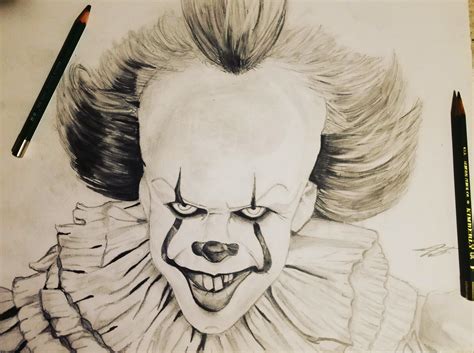 Check out this Pennywise drawing I drew! : r/ItTheMovie