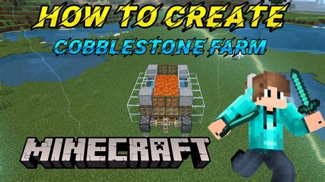 MINECRAFT COBBLESTONE FARM HOW TO CREATE|| - YouTube